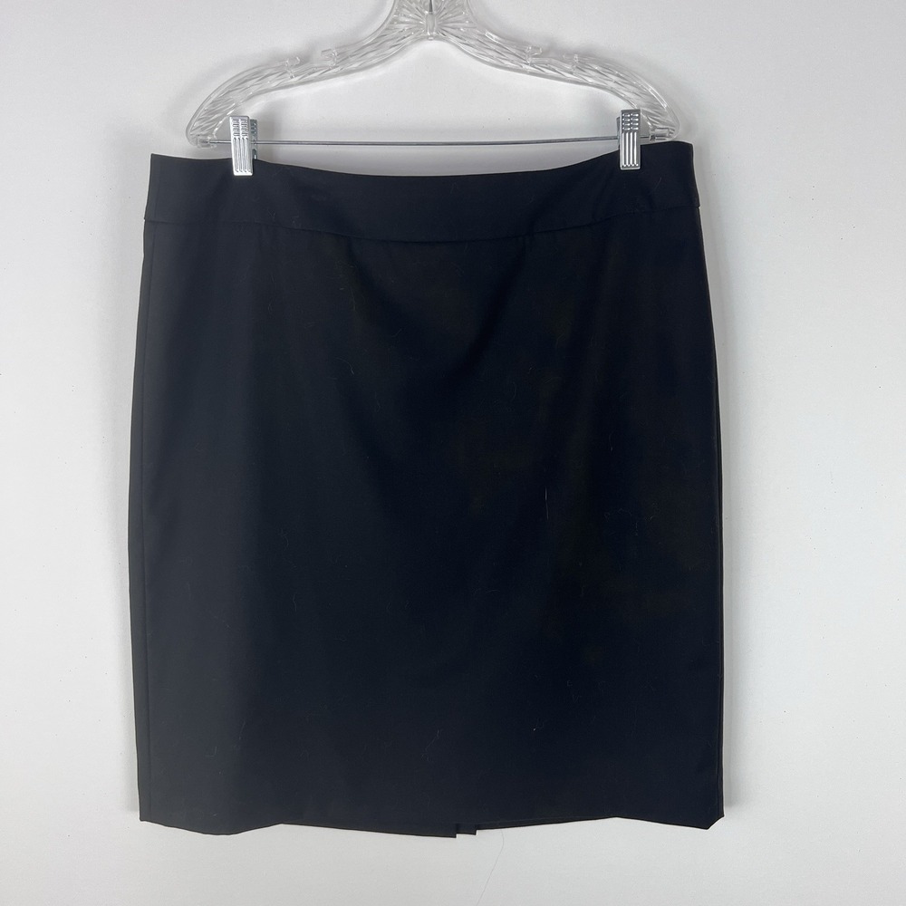 NWT! JONES NEW YORK Black The Lucy Straight Pencil Skirt 14W Career